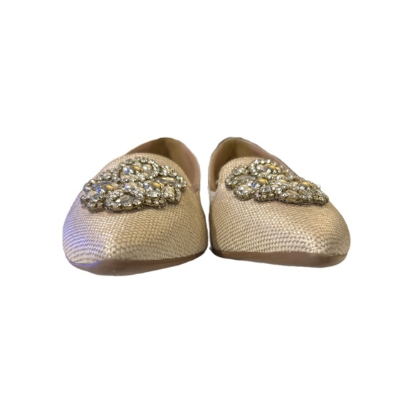 Carmen Steffens Comfort Pointy Jeweled Toe Flat Shoes, Size 9.5 - Picture 4 of 7